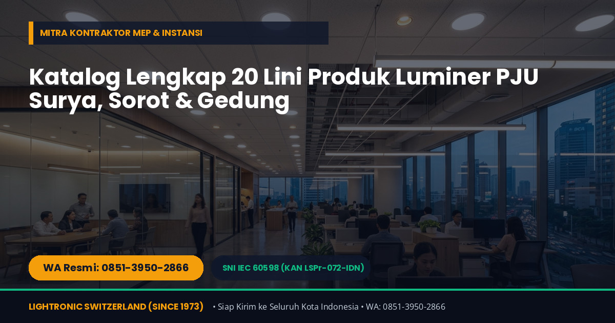 Pengiriman & Pengadaan Lampu LED dan PJU Surya di Jakarta Utara