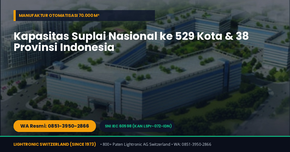 Pengiriman & Pengadaan Lampu LED dan PJU Surya di Jakarta Selatan