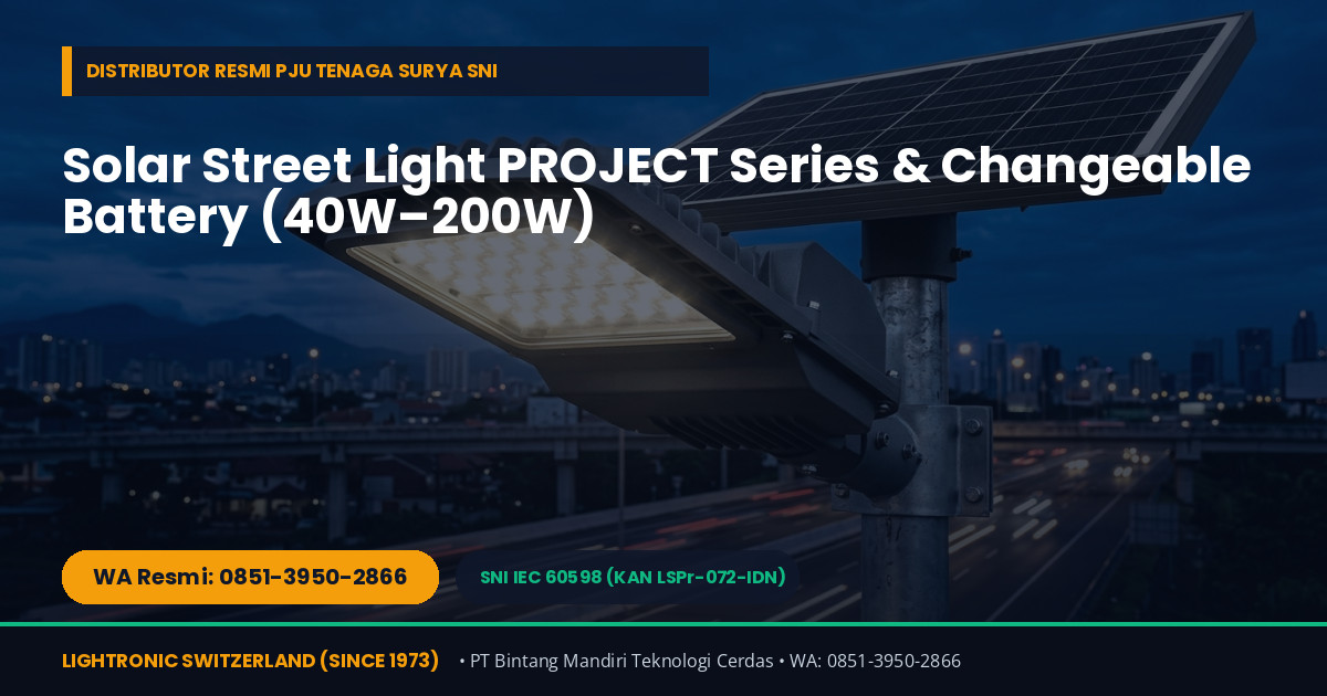 Distributor Lampu Panel LED, Downlight Tricolor, Tube IP65 & PJU Surya SNI di Jakarta Barat — WA 0851-3950-2866