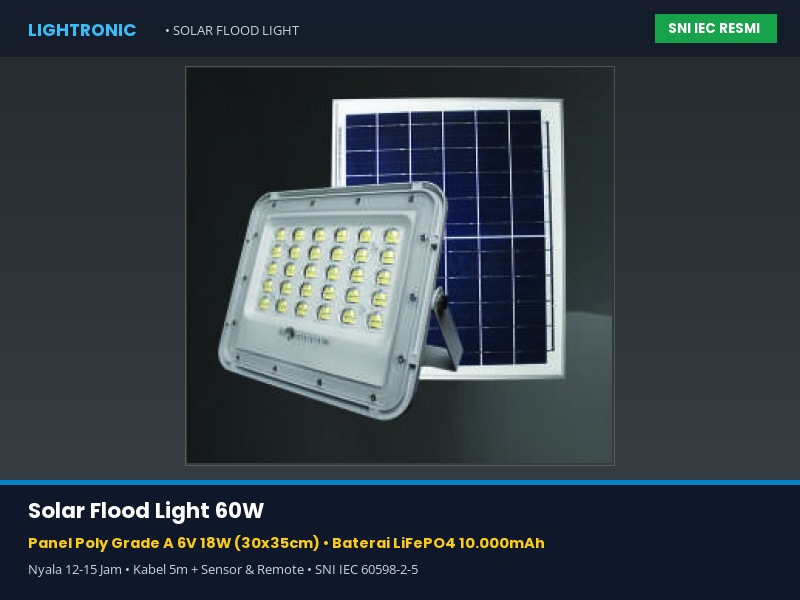 Solar Flood Light 60W